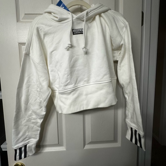 Brand New Adidas cropped hoodie - Picture 1 of 3